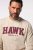 JP1880 T-Shirt Long Sleeve Hawk Off-White TALL - FÉRFIRUHÁZAT MT-6XLT - TALL-méretek