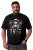 Men+ 148 Póló bellyfit Mikulás motoron Fekete - Pólók - Nagyméretű pólók - 2XL-14XL