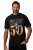 JP1880 AC/DC Graphic Band T-Shirt Black - Pólók - Nagyméretű pólók - 2XL-14XL