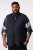 Men+ 464 Mellény steppelt college gallérral Sötétkék - Kabátok - Nagyméretű Kabátok - 2XL-8XL