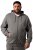 Men+ 851 Kapucnis pulóver cipzárral Szürke melírozott - Pulóverek & kapucnis pulóverek - Pulóverek & Kapucnis pulóver 2XL-12XL