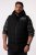 Men+ 442 Mellény steppelt kapucnival és mintával Fekete - Kabátok - Nagyméretű Kabátok - 2XL-8XL