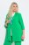 Ulla Popken 836165 Hosszú blézer háromnegyedes ujjal Zöld - Blézerek - Blézerek plus size méretben nőknek
