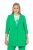 Ulla Popken 836165 Hosszú blézer háromnegyedes ujjal Zöld - Blézerek - Blézerek plus size méretben nőknek