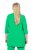Ulla Popken 836165 Hosszú blézer háromnegyedes ujjal Zöld - Blézerek - Blézerek plus size méretben nőknek