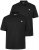 Men+ 258 Galléros póló Fekete 2 db-os csomag - Pólóingek - Galléros Pólók 2XL-8XL - Pólóingek 2XL-8XL