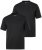 Men+ 285 Póló kerek nyakú Fekete 2 db-os csomag - Pólók - Nagyméretű pólók - 2XL-14XL
