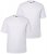 Men+ 285 Póló kerek nyakú Fehér 2 db-os csomag - Pólók - Nagyméretű pólók - 2XL-14XL