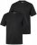 Men+ 299 Póló V-nyakú Fekete 2 db-os csomag - Pólók - Nagyméretű pólók - 2XL-14XL