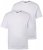 Men+ 311 Póló bellyfit Fehér 2 db-os csomag - Pólók - Nagyméretű pólók - 2XL-14XL