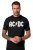 JP1880 AC/DC Classic Logo Band T-Shirt Black - Pólók - Nagyméretű pólók - 2XL-14XL
