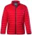 Boston Park 638 Steppelt dzseki bellyfit állógallérral Piros - Kabátok - Nagyméretű Kabátok - 2XL-8XL