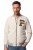 JP1880 836786 College dzseki emblémával Törtfehér - Kabátok - Nagyméretű Kabátok - 2XL-8XL