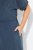 Ulla Popken 837403 Rövid ujjú jersey ruha Sötétkék - Jersey ruhák - 