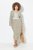 Ulla Popken 838120 Mintás ruha V-nyakkal Világoszöld - Mini ruhák - Plus size miniruhák nőknek