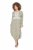 Ulla Popken 838120 Mintás ruha V-nyakkal Világoszöld - Mini ruhák - Plus size miniruhák nőknek