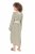 Ulla Popken 838120 Mintás ruha V-nyakkal Világoszöld - Mini ruhák - Plus size miniruhák nőknek