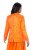 Ulla Popken 839607 Mintás szatén blézer Világosnarancs - Blézerek - Blézerek plus size méretben nőknek