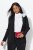 Ulla Popken 839843 Pliszírozott blézer Fekete - Blézerek - Blézerek plus size méretben nőknek