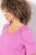 Ulla Popken 840115 Rövid ujjú jersey ruha Rózsaszín - Jersey ruhák - 