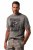 JP1880 Beer King Design Vintage Looking T-Shirt Gray - Pólók - Nagyméretű pólók - 2XL-14XL