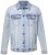 Men+ 394 Farmerdzseki mellzsebekkel Világoskék - Kabátok - Nagyméretű Kabátok - 2XL-8XL
