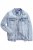 Men+ 394 Farmerdzseki mellzsebekkel Világoskék - Kabátok - Nagyméretű Kabátok - 2XL-8XL