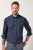 JP1880 Shirt Long Sleeve Kent Collar Navy - Ingek - Ingek 2XL-10XL