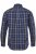 JP1880 Checked Shirt Long Sleeve Kent Collar Anthracite - Ingek - Ingek 2XL-10XL