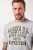 JP1880 T-shirt Short Sleeve Chest Print Grey Melange - Pólók - Nagyméretű pólók - 2XL-14XL