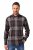 JP1880 Shirt Flannel Long Sleeve Dark Brown - Ingek - Ingek 2XL-10XL