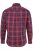 JP1880 Checked Shirt Long Sleeve Red - Ingek - Ingek 2XL-10XL