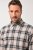 JP1880 Checked Flannel Shirt Long Sleeve Dark Dusty Pink - Ingek - Ingek 2XL-10XL
