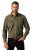 JP1880 Denim Shirt Long Sleeve Olive Green - Ingek - Ingek 2XL-10XL