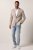 JP1880 Jacket Business Checked Beige - Öltönyök - Nagyméretű öltönyök