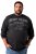 Men+ 612 Póló hosszú ujjú Denim Brand Company Fekete - Pólók - Nagyméretű pólók - 2XL-14XL