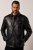 JP1880 Leather Jacket Finest Lamb Nappa Black - Kabátok - Nagyméretű Kabátok - 2XL-8XL