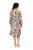 Ulla Popken 842471 A-vonalú ruha háromnegyedes ujjal Pezsgőszín - Ruhák - Ruhák minden méretben