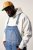 JP1880 842648 Laza szabású farmer kantáros nadrág Denimkék - Farmer & nadrág - Farmer és nadrág - W40-W70