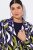 Ulla Popken 842680 Mintás punto di Roma jersey blézer Sötétkék - Blézerek - Blézerek plus size méretben nőknek