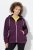 Ulla Popken 843186 Vízlepergető softshell kabát fényvisszaverőkkel Borvörös - Dzsekik - Nagy méretű női dzsekik