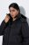 Ulla Popken SYMPATEX Triple Function Coat Black - Kabátok - Női plus size kabátok