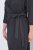 Ulla Popken 843595 Átlapolós ruha háromnegyedes ujjal Szürke melírozott - Midi ruhák - Női midiruhák nagy méretben