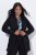 Ulla Popken 844842 Jersey blézer Fekete - Blézerek - Blézerek plus size méretben nőknek