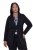 Ulla Popken 844842 Jersey blézer Fekete - Blézerek - Blézerek plus size méretben nőknek