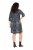 Ulla Popken 844945 Mintás jersey ruha Fekete - Jersey ruhák - 