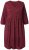 Ulla Popken 844945 A-vonalú jersey ruha V-nyakkal Szilva - Jersey ruhák - 