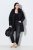 Ulla Popken 845111 Parka Fekete - Kabátok - Női plus size kabátok