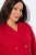 Ulla Popken 846021 Polár kabát Piros - Kabátok - Női plus size kabátok
