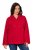 Ulla Popken 846021 Polár kabát Piros - Kabátok - Női plus size kabátok